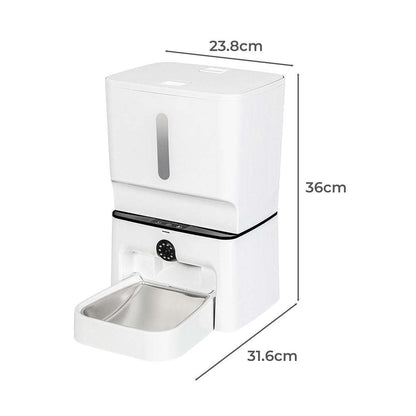 Pawz 2-in-1 Automatic Pet Feeder Wifi Camera Laser Toy-1919278362916950018