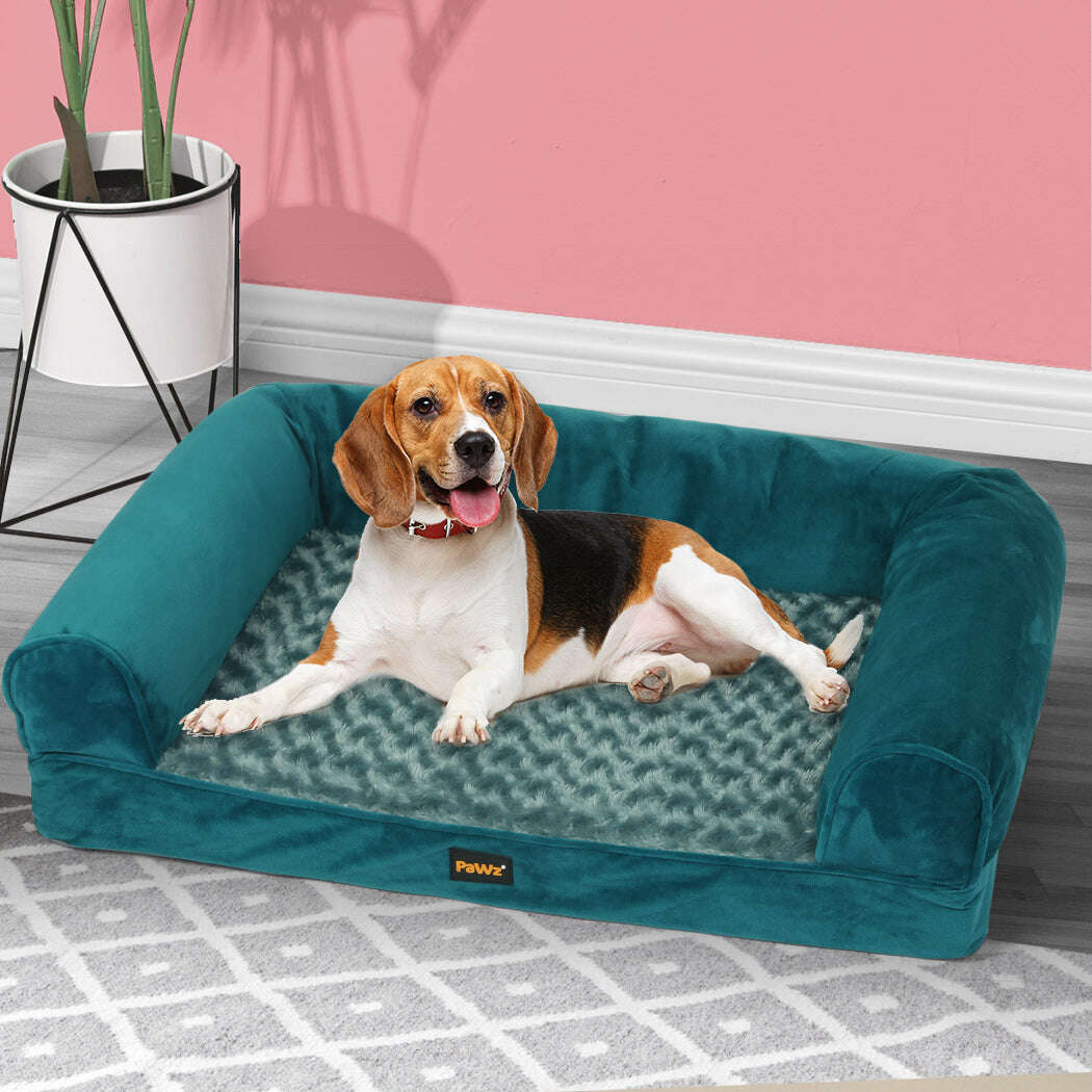 PaWz Pet Bed Sofa Dog Beds Bedding Soft M Blue Medium-1910112954523717638