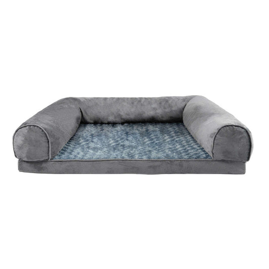 PaWz Pet Bed Sofa Dog Bedding Soft Warm XL Cover Grey Cover X-Large-1910112955475824641