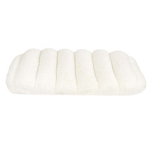 Pawz M Size Orthopedic Dog Bed with Sherpa Plush Removable Cover in White-1919892816901836801