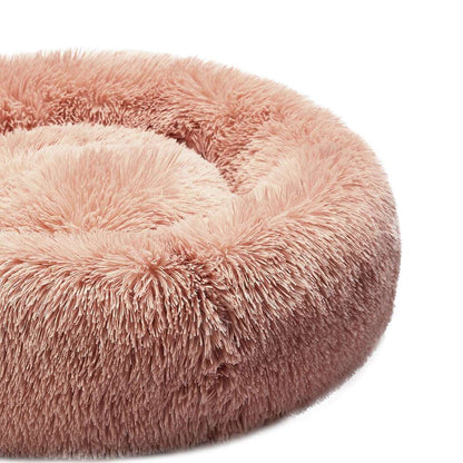 PaWz Pet Bed Cat Dog Donut Nest Calming XL Pink X-Large-1910113145121280003