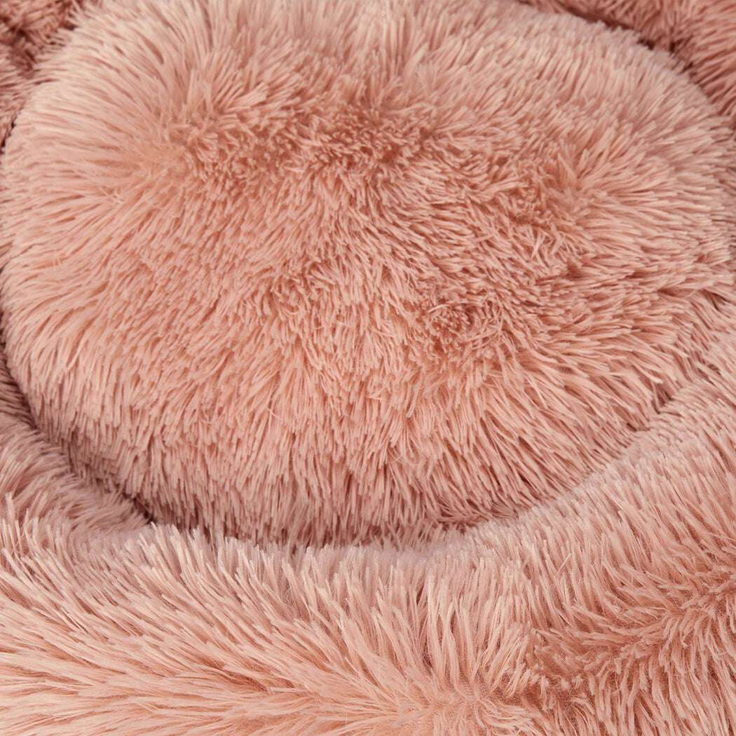 PaWz Pet Bed Cat Dog Donut Nest Calming XL Pink X-Large-1910113145121280005