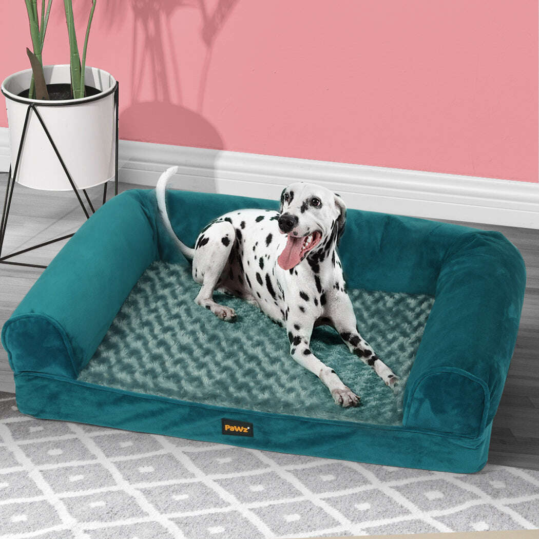 PaWz Pet Bed Sofa Dog Bedding Soft Warm XXL Blue XX-Large-1910112955672956934