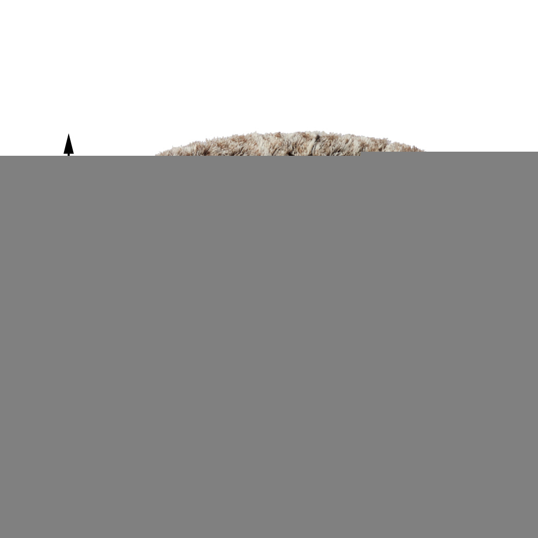 PaWz Pet Bed Cat Dog Donut Nest Calming M Brown Medium-1910112957845606402