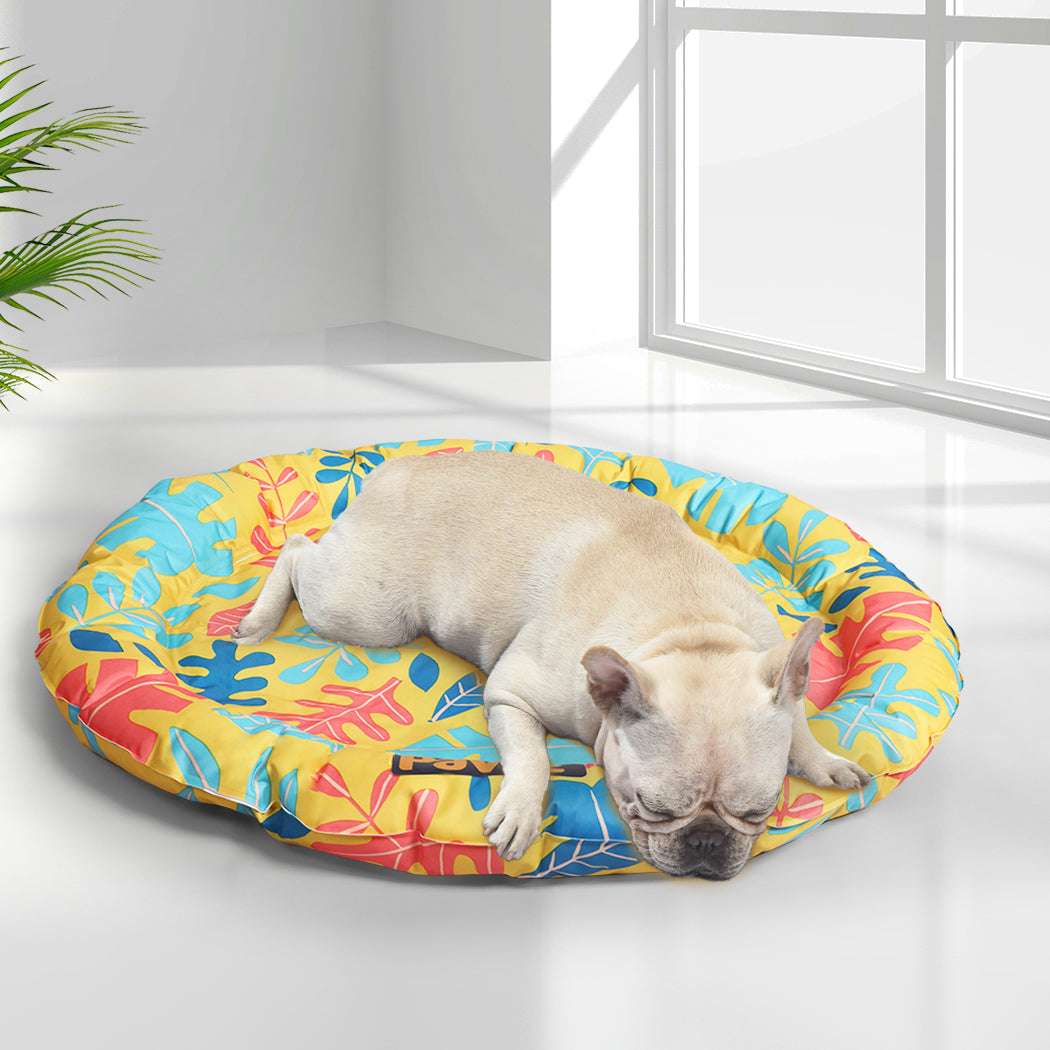 PaWz Pet Cool Gel Mat Cat Bed Dog Bolster L Large-1910112974350192646