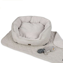 PaWz Pet Bed Set Dog Cat Quilted Blanket X-Large Beige-1910112963755380737