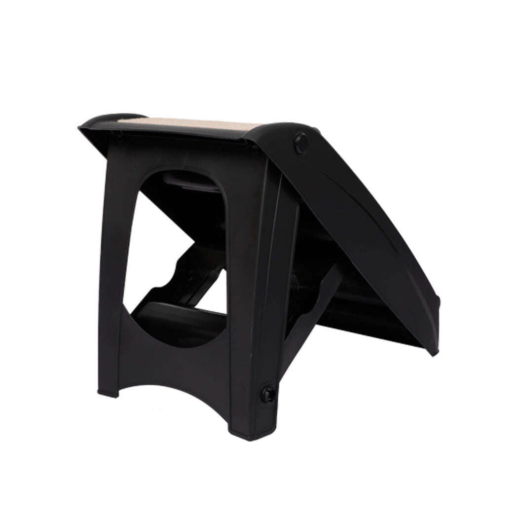 PaWz Pet Ramp Indoor Dog Steps Stair Black-1910112953512890369
