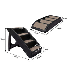 PaWz Pet Ramp Indoor Dog Steps Stair Black-1910112953512890370