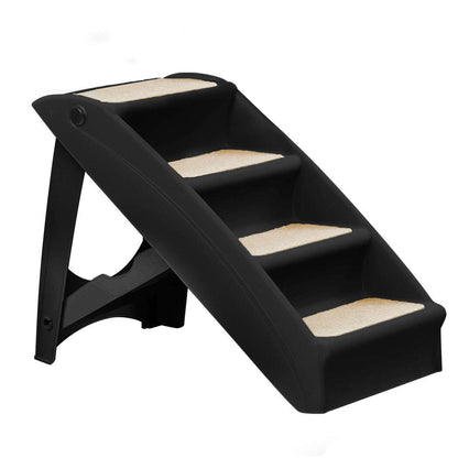 PaWz Pet Ramp Indoor Dog Steps Stair Black-1910112953512890368