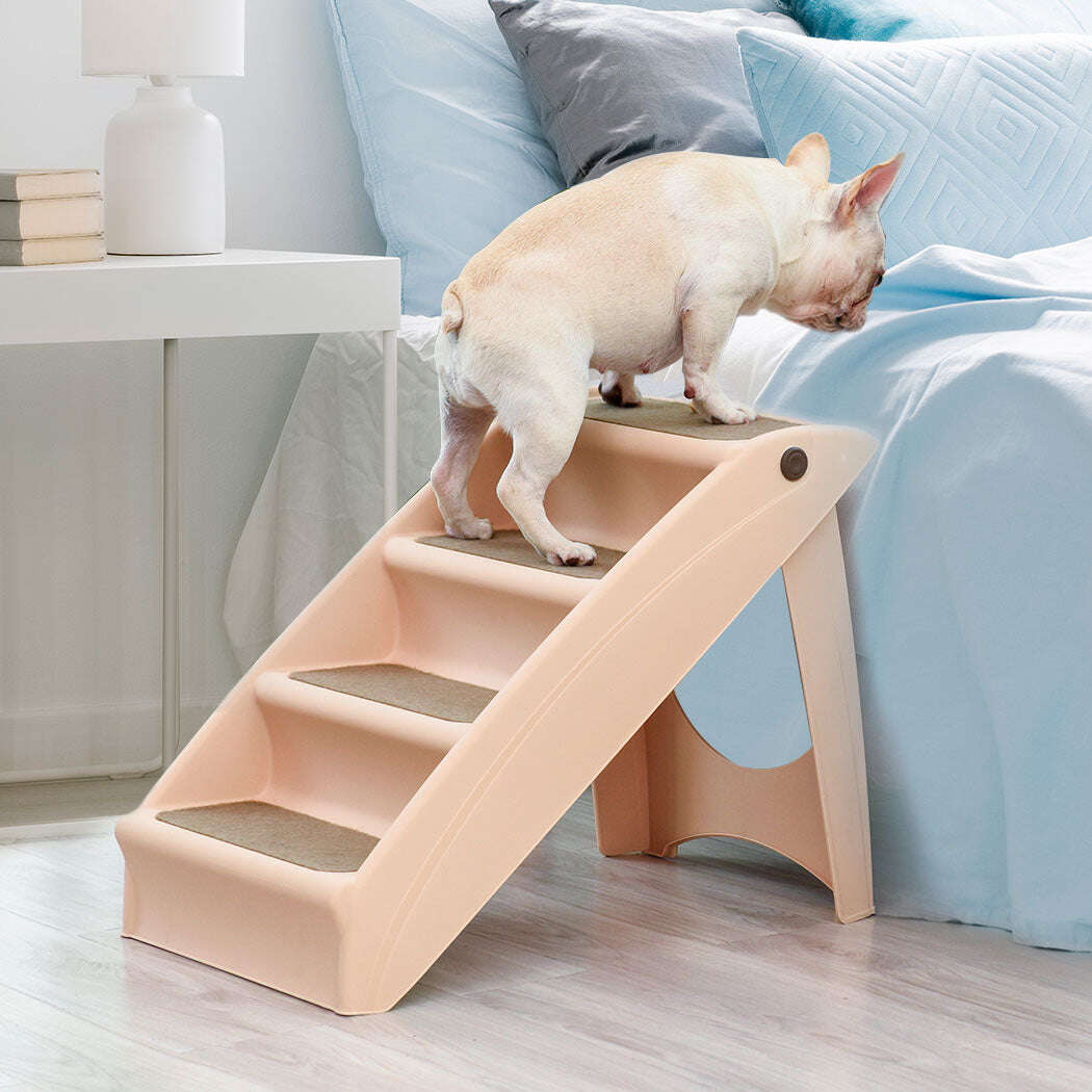 PaWz Pet Ramp Indoor Dog Steps Stair Brown-1910112953714216967