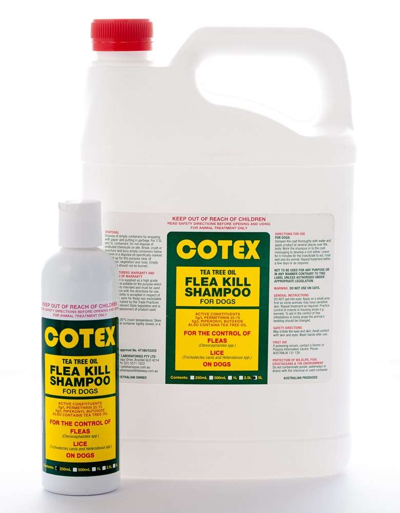 Petway Cotex Tea Tree Flea Kill Shampoo 2.5 Litres Pet Savers