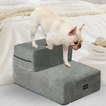 PaWz Pet Stairs 2 Step Ramp Portable Small-1910112952749527047