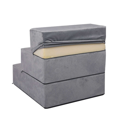 PaWz Pet Stairs 3 Steps Portable Adjustable Medium-1910112952493674499