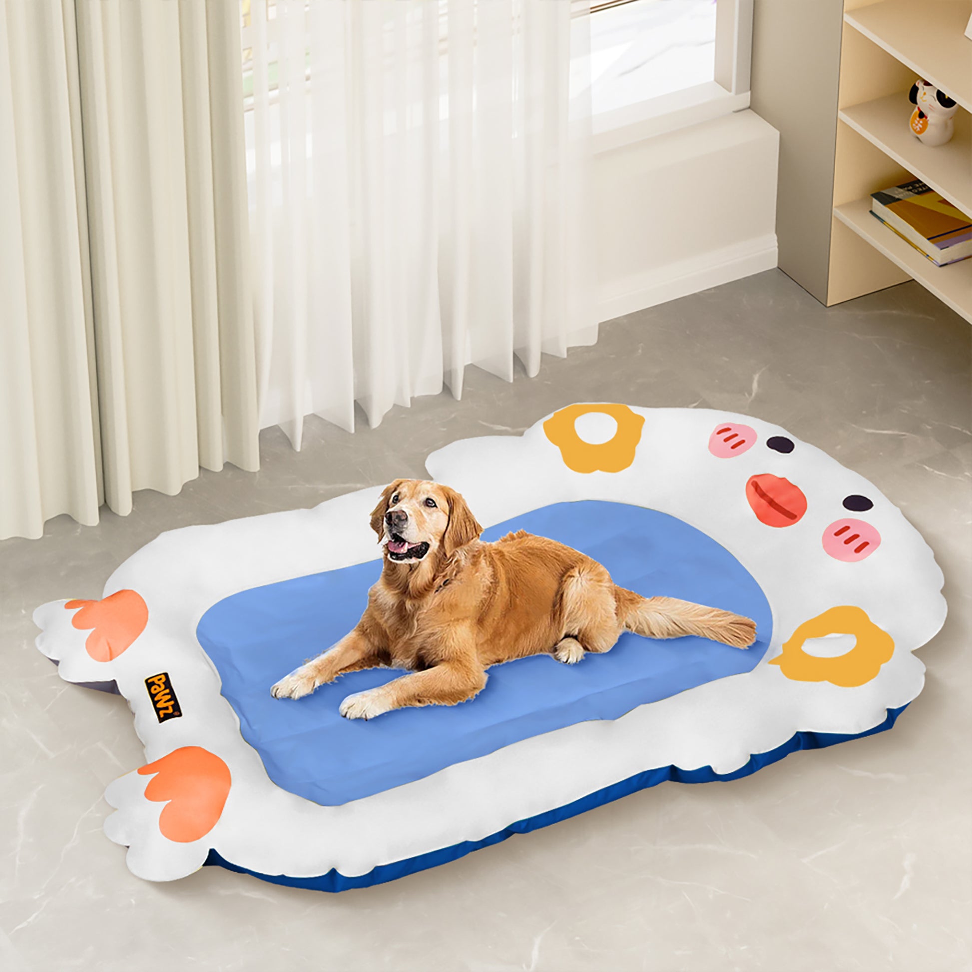 PaWz Pet Cooling Mat Dog Cat Human Size Blue-1910112495385841671