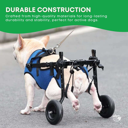 Rooster Farms Adjustable Small Dog Wheelchair - Back Leg Aid Pet Savers