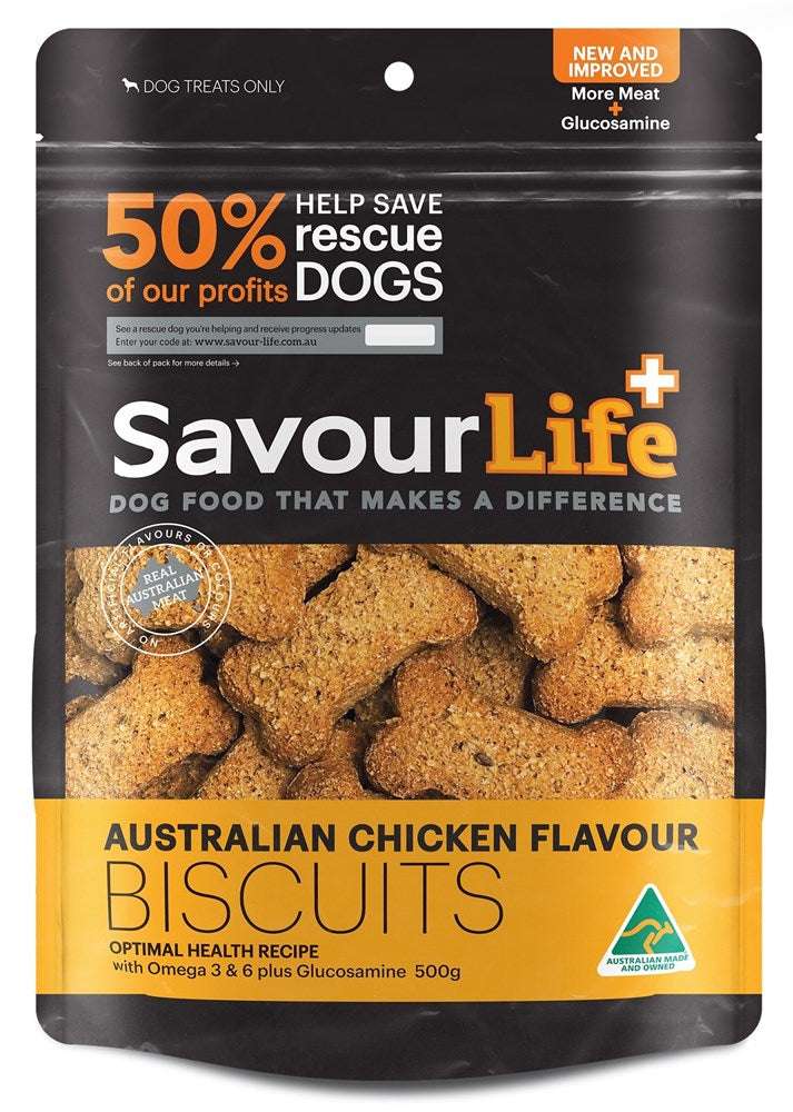 SavourLife Chicken Biscuits 500g Pet Savers