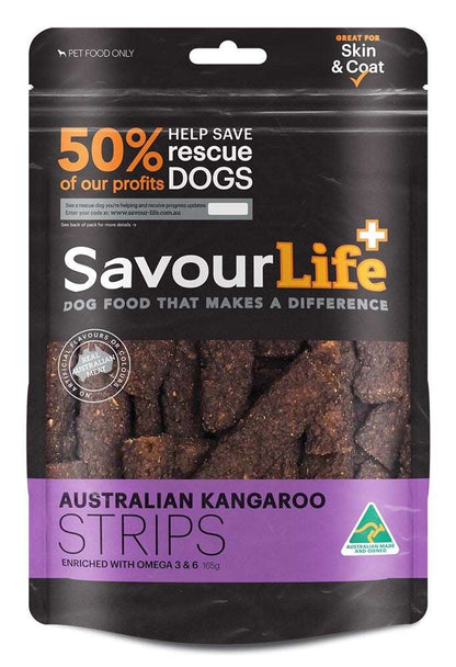 SavourLife Kangaroo Strips 165g | Bundle Deal 3 Packs Pet Savers