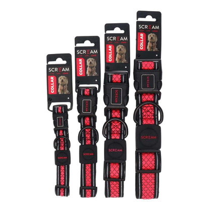 Scream Reflective Adjustable Dog Collar Pet Savers