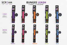 Scream Reflective Bungee Leash with Padded Handle Pet Savers