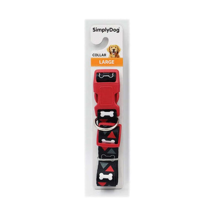 Simply DOG HEAT TRANSFER PATTERN COLLAR LARGE Pet Savers