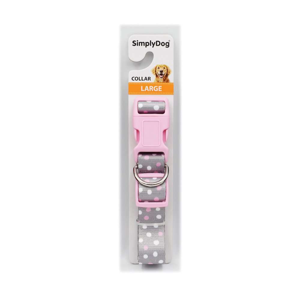 Simply DOG HEAT TRANSFER PATTERN COLLAR LARGE Pet Savers