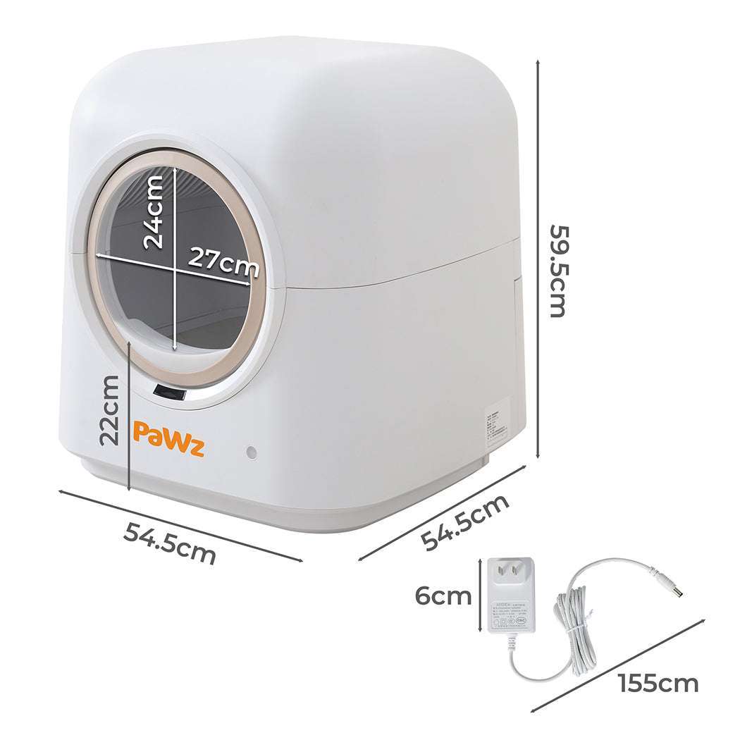 PaWz Smart Cat Litter Box Automatic-1910112493909446658
