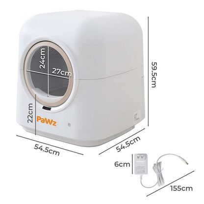 PaWz Smart Cat Litter Box Automatic-1910112493909446658