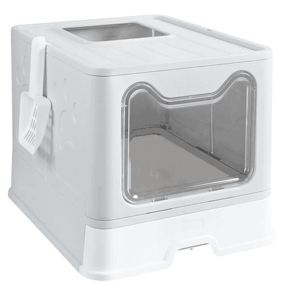 Tidy Cat Litter Box Enclosure with Portable Scoop Drawer