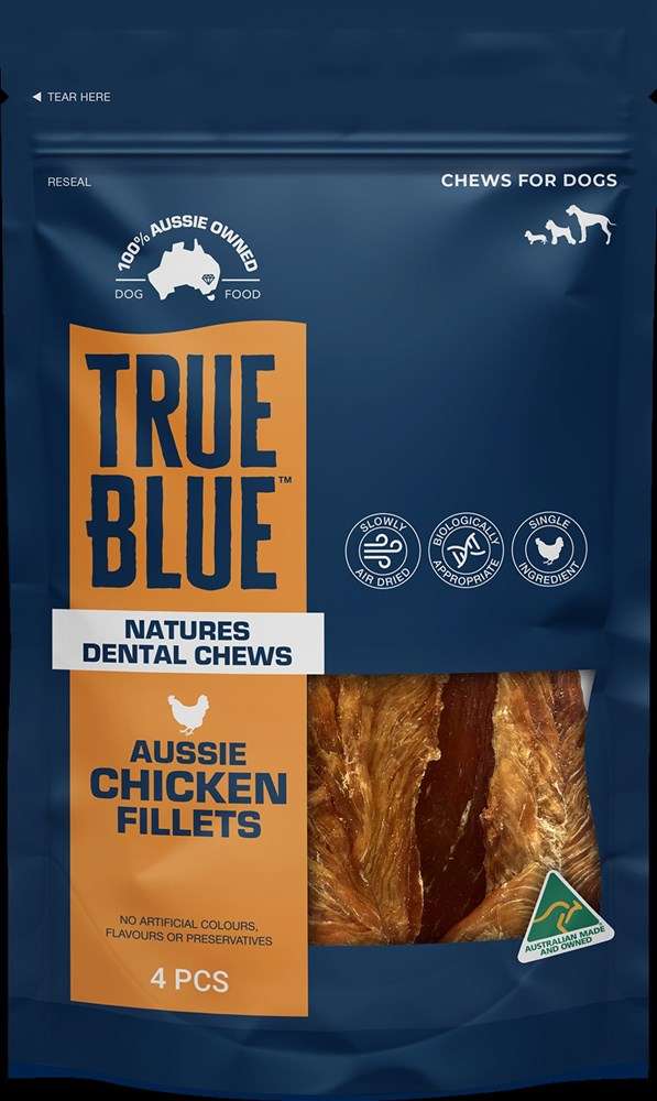 True Blue Aussie Chicken Fillets Dog 4pk Pet Savers