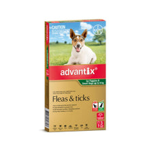Advantix 3pk for Puppies & Small Dogs under 4kg