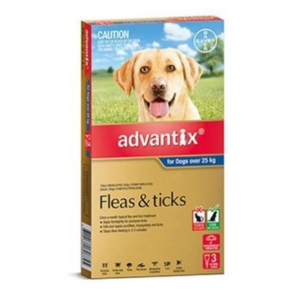 Advantix Dogs 3pk Over 25kg XLarge
