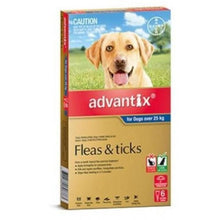 Advantix Dogs 6pk Over 25kg XLarge