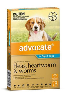 Advocate Dog 4 - 10kg 3pk