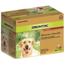 Drontal Small Dog Wormer 3kg (50tabs)