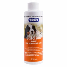 Calcium Syrup for Dogs & Cats - 250ml (Troy)