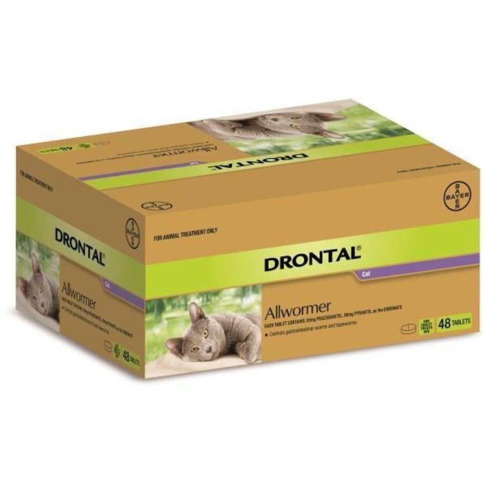 Drontal Cat Wormer 4kg (48 Tabs)