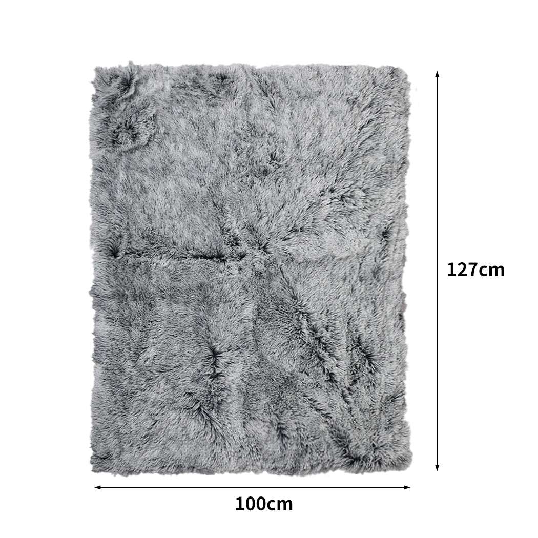PaWz Dog Blanket Pet Cat Mat Puppy Warm Charcoal-1910112981476315138