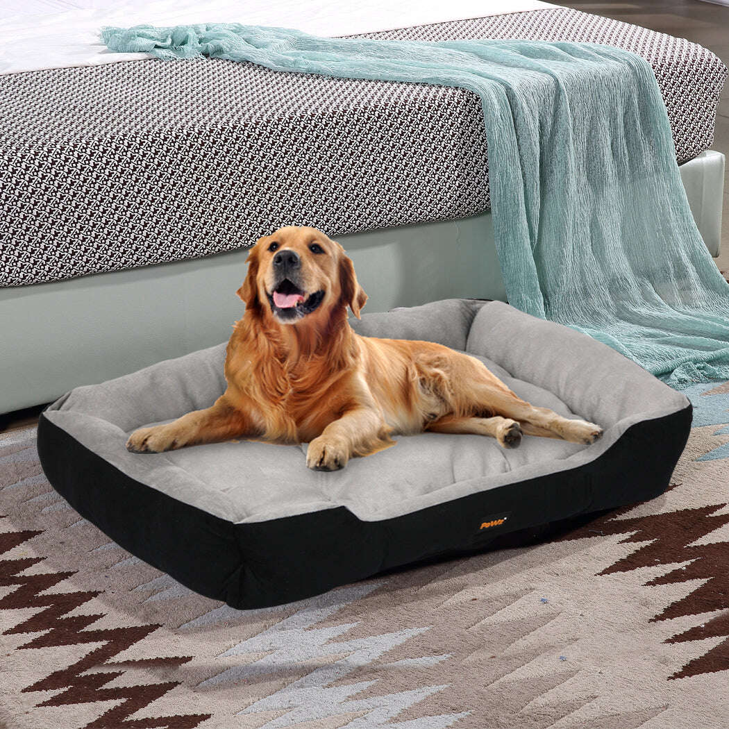 PaWz Pet Bed Dog Beds Bedding Mattress XL Black X-Large-1910112928900714503