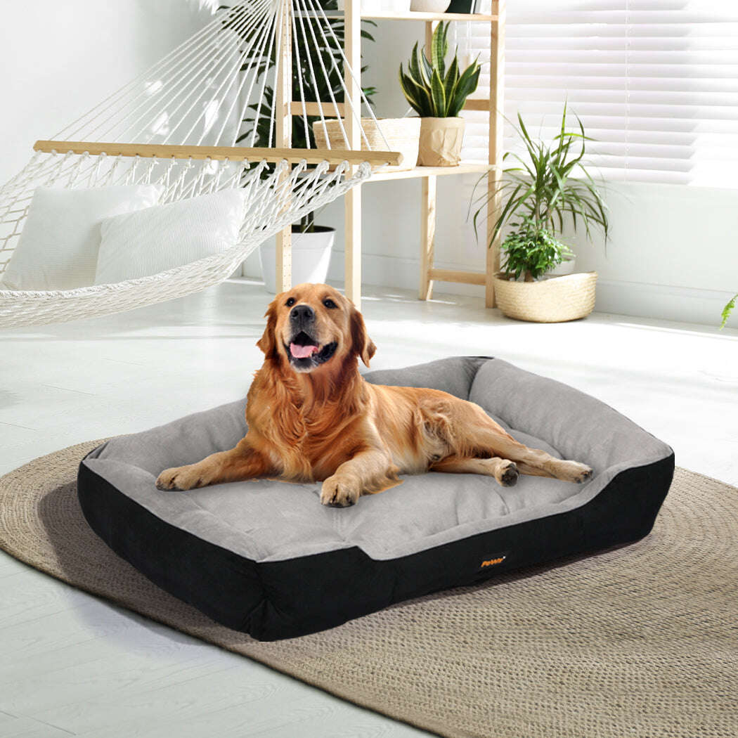 PaWz Pet Bed Dog Beds Bedding Mattress XL Black X-Large-1910112928900714502