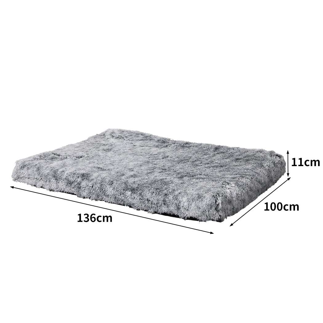 PaWz Dog Mat Pet Calming Bed Memory XL Charcoal X-Large-1910112464301854722