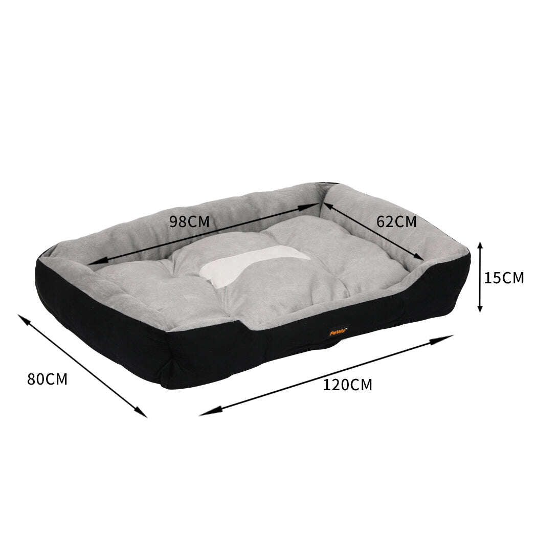 PaWz Pet Bed Dog Beds Bedding Mattress XXL Black XX-Large-1910112929253036034