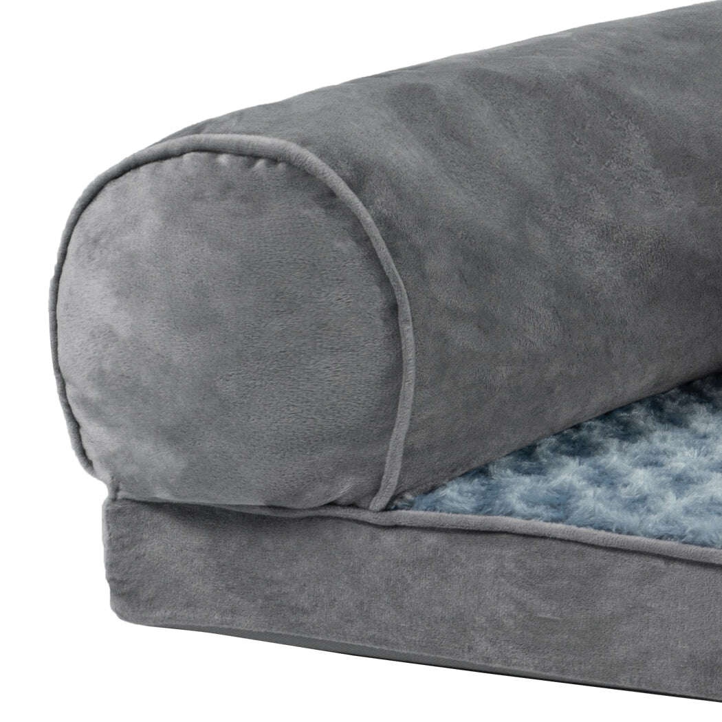 PaWz Pet Bed Sofa Dog Bedding Soft Warm XXL Grey XX-Large-1910112955874283523